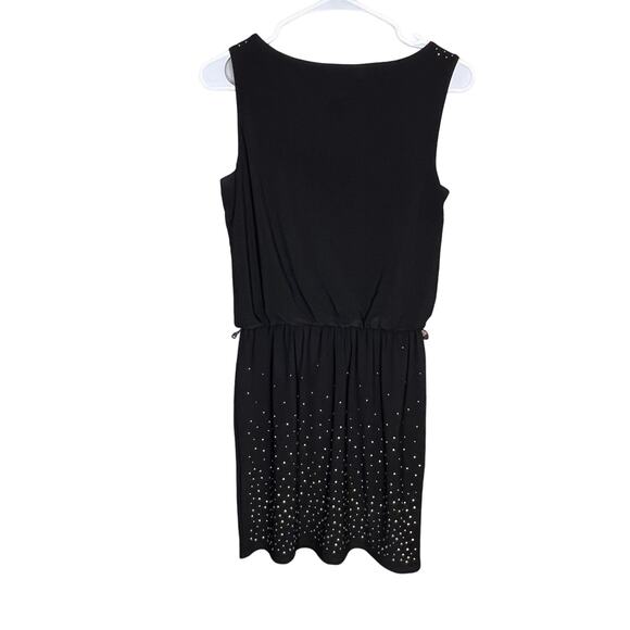 White House Black Market Black Sleeveless Studded Skirt Casual Dress Size XS - Picture 13 of 16